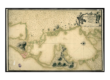 Antique map of Cartagena, Colombia, near the site of the San José shipwreck